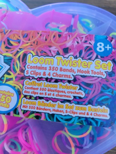 Loom band twister set - twister, heart