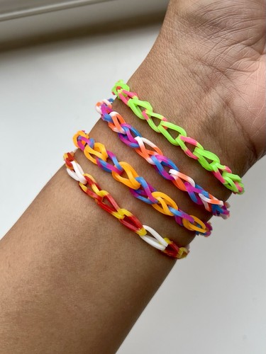 Set loom band rubber - 4,