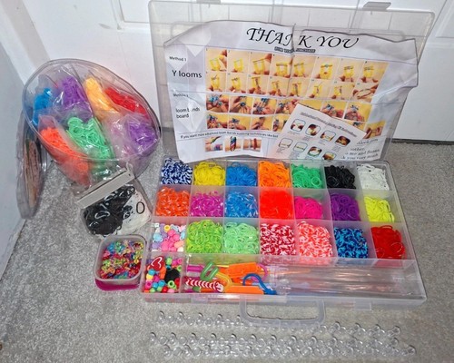 Huge bundle loom bands kit - bundle,