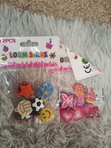 Loom band charms - set, of