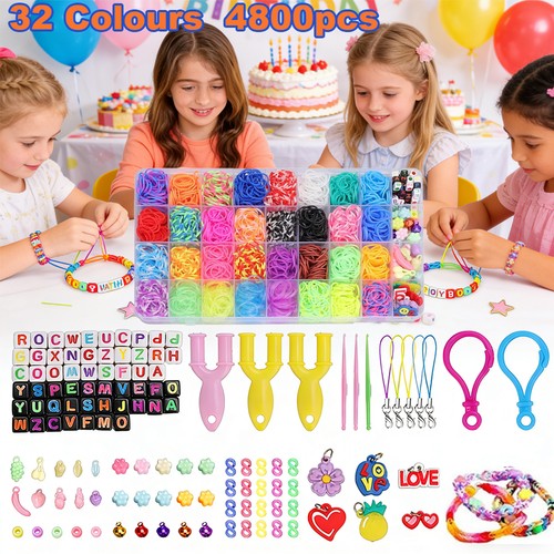 4800pcs loom bands kit - loom,