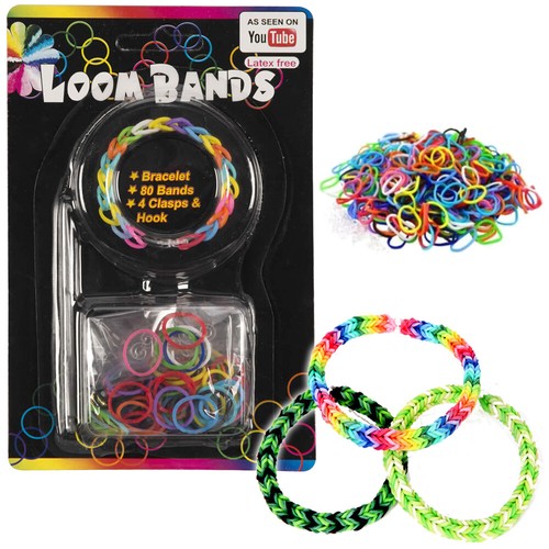 80pc loom bands starter - 80pc,