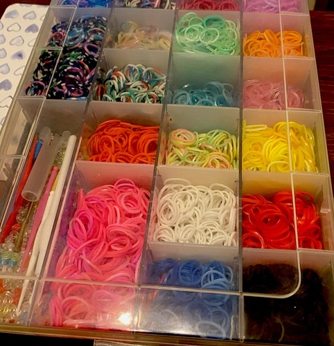 Rubber loom bands set - rubber,