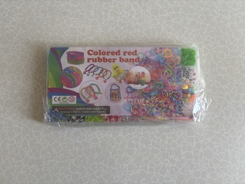 Coloured rubber band - rubber, loom