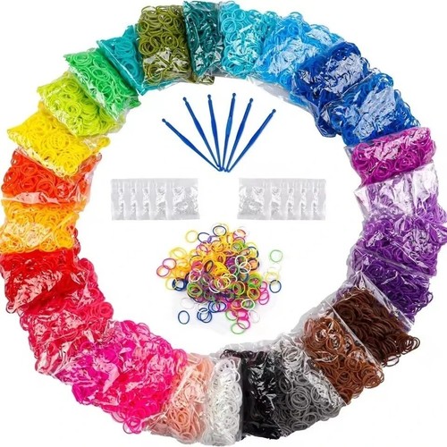 Loom bands assorted bracelet - assorted,