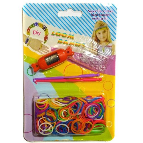 Diy loom bands bracelet kit - diy,