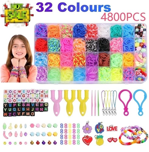 4800pcs rubber loom - rubber, bands