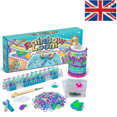 Loom band kit with - 600, rubber