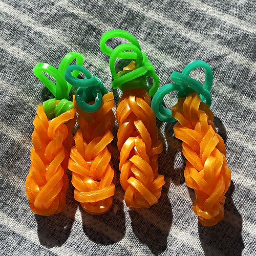 Orange green plastic - green,