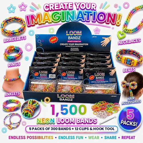 Loom bandz neon - bandz,