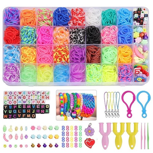 4800pcs rubber loom - 4800pcs, bands