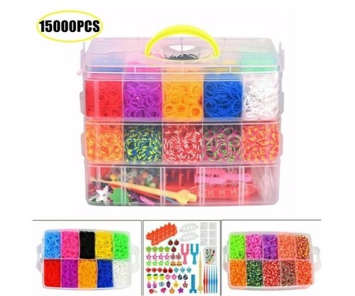 000pcs loom bands kit - bands,