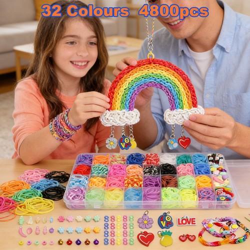4800pcs rubber loom bands - loom,