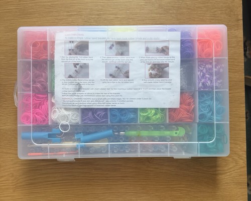 Loom band kit with - loom,