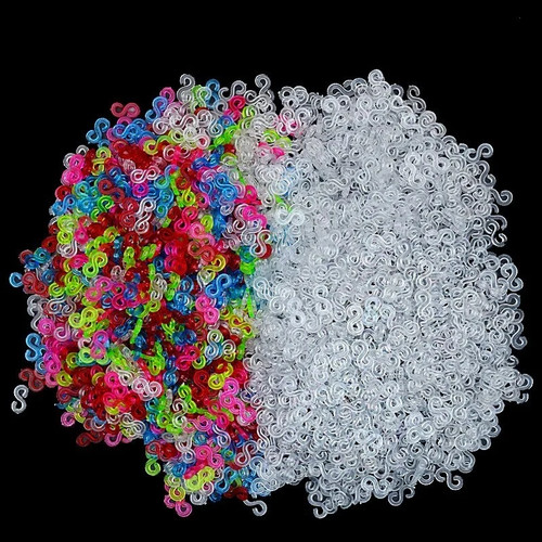 100pc plastic clips for - clips, loom