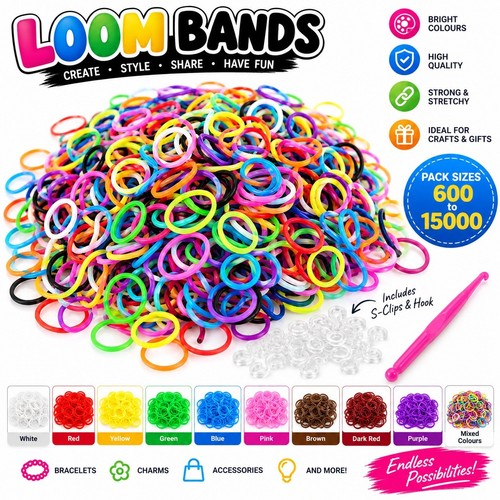 Loom bands 600 15000 - 600-15000, rubber