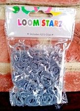 silver loom band kit 300 bands