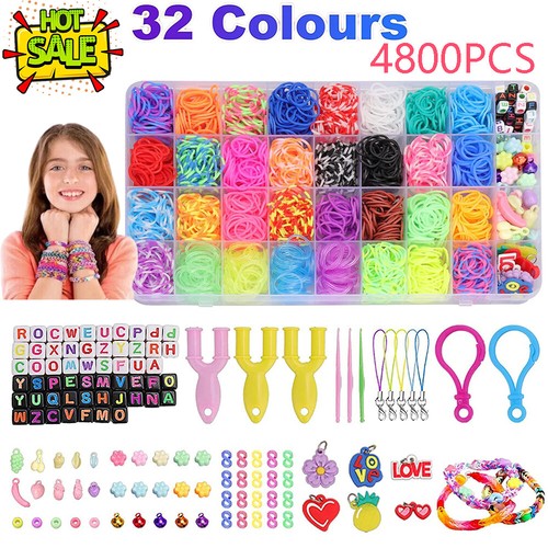 4800pcs rubber loom bands kit - 4800pcs,