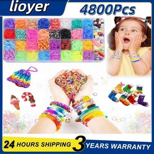4800pcs rubber loom bands kit - 4800pcs,