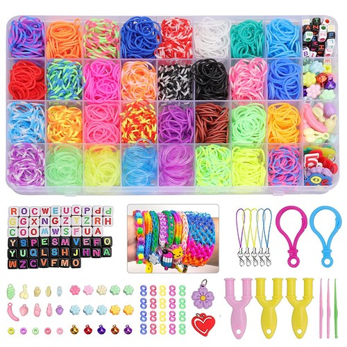 4800pcs rubber loom - bands, kit